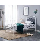 Bed FABRIZIA 90, GRAY / WHITE order